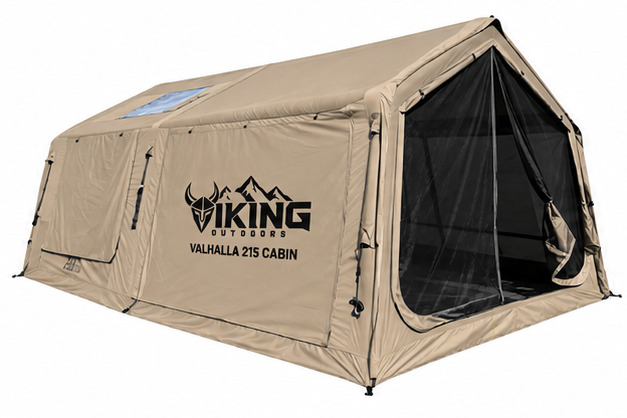 Valhalla 215 Cabin — Sand Gold branded color preview