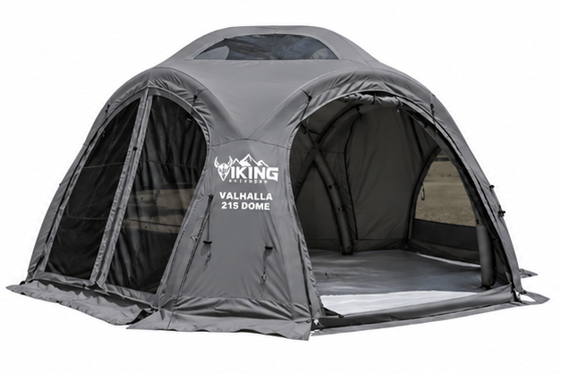 Valhalla 215 Dome — Tactical Grey branded color preview